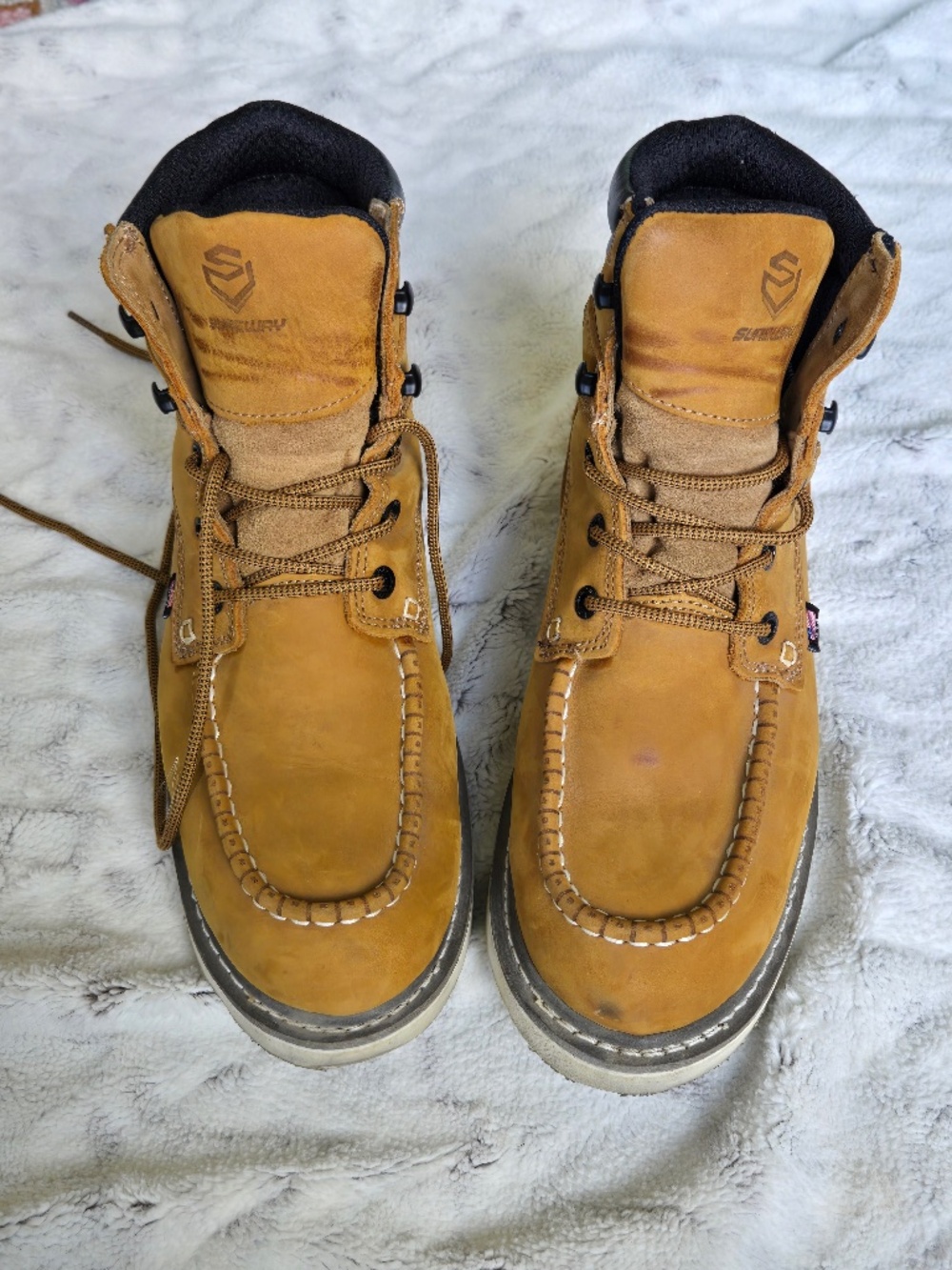 Sureway Moc Soft Toe 6-inch Safety Work Boots - Men's 10.5/Women's 12.5